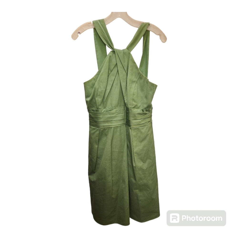David's Bridal size 8 clover halter dress (with pockets!)